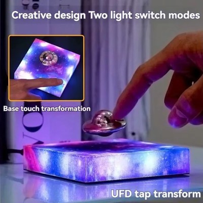 Floating UFO Starry Sky Lamp   Magnetic Levitation LED Night Light, Ambient Room