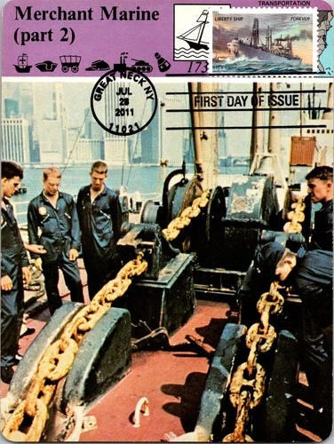 Dr Jim Stamps Maximum Card Liberty Ship Forever Fdc