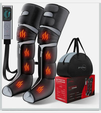 Leg Massager with Heat  Compression Foot, Calf  Knee Massager Recovery Pryfey