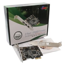 Open Box-2 Port 1394B Firewire and1 Port 1394A PCI-e 1.0 x1 Card SD-PEX30009