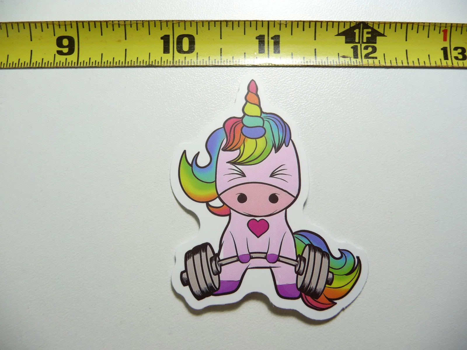 Unicorn Deadlift Small Sticker Decal Gym Weightlifting Fitness Exercise