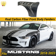 For 18-23 Mustang S550 Gtd Style Real Carbon Fiber Front Side Vented Body Fender For 18-23 Mustang S550 Gtd Style Real Carbon Fiber Front Side Vented Body Fender