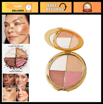 All-in-One Highlighting Eye & Cheek Palette - Highlighter, Blush, Bronze, Eyesha