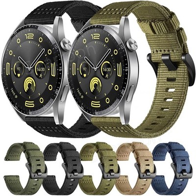 22mm Universal Replacement Sports Nylon Loop Smart Watch Band Strap Wristband