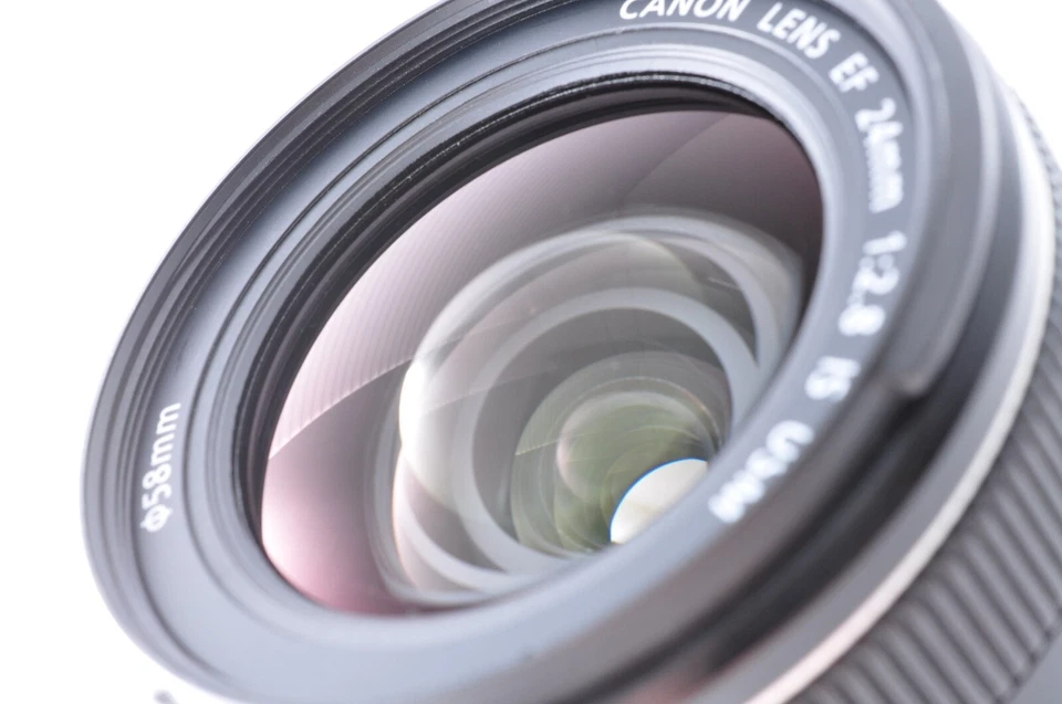 🎦 Lente principal gran angular Canon EF 24mm F/2.8 IS USM de Japón #0530001735 - Imagen 2 de 4