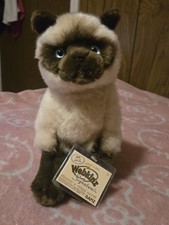 Webkinz Signature Siamese Cat Realistic Animal Plush Toy Retired With Code