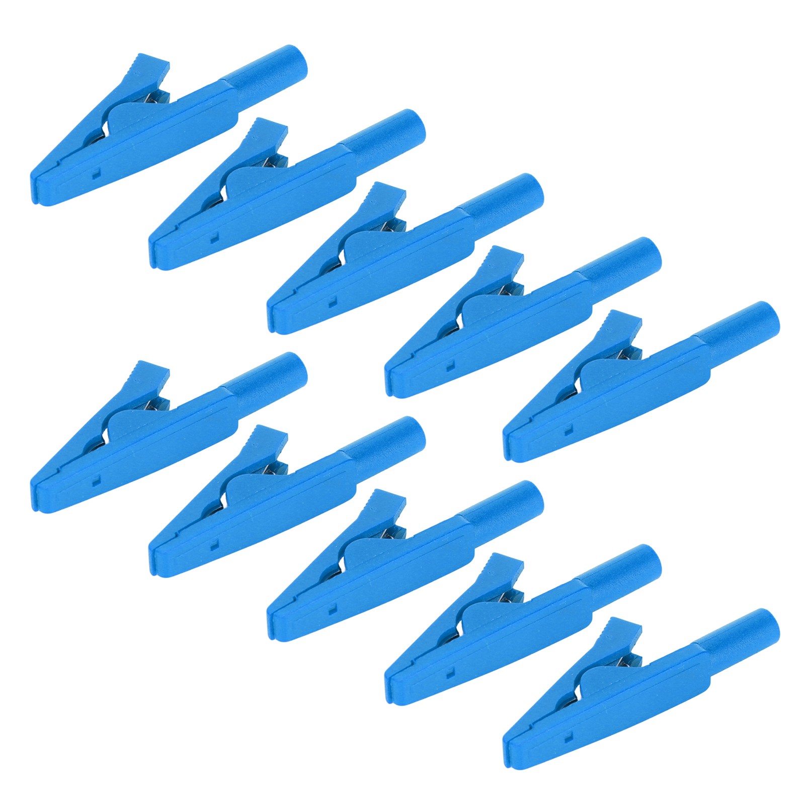 10PCS/Set Safety Clip 2mm Banana Jack Rear Testing Clamp Pure Copper For Power R