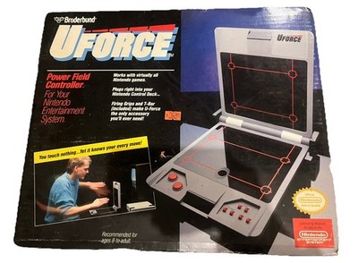 NEW! Nintendo U Force Broderbund NES Power Field Controller (1989)