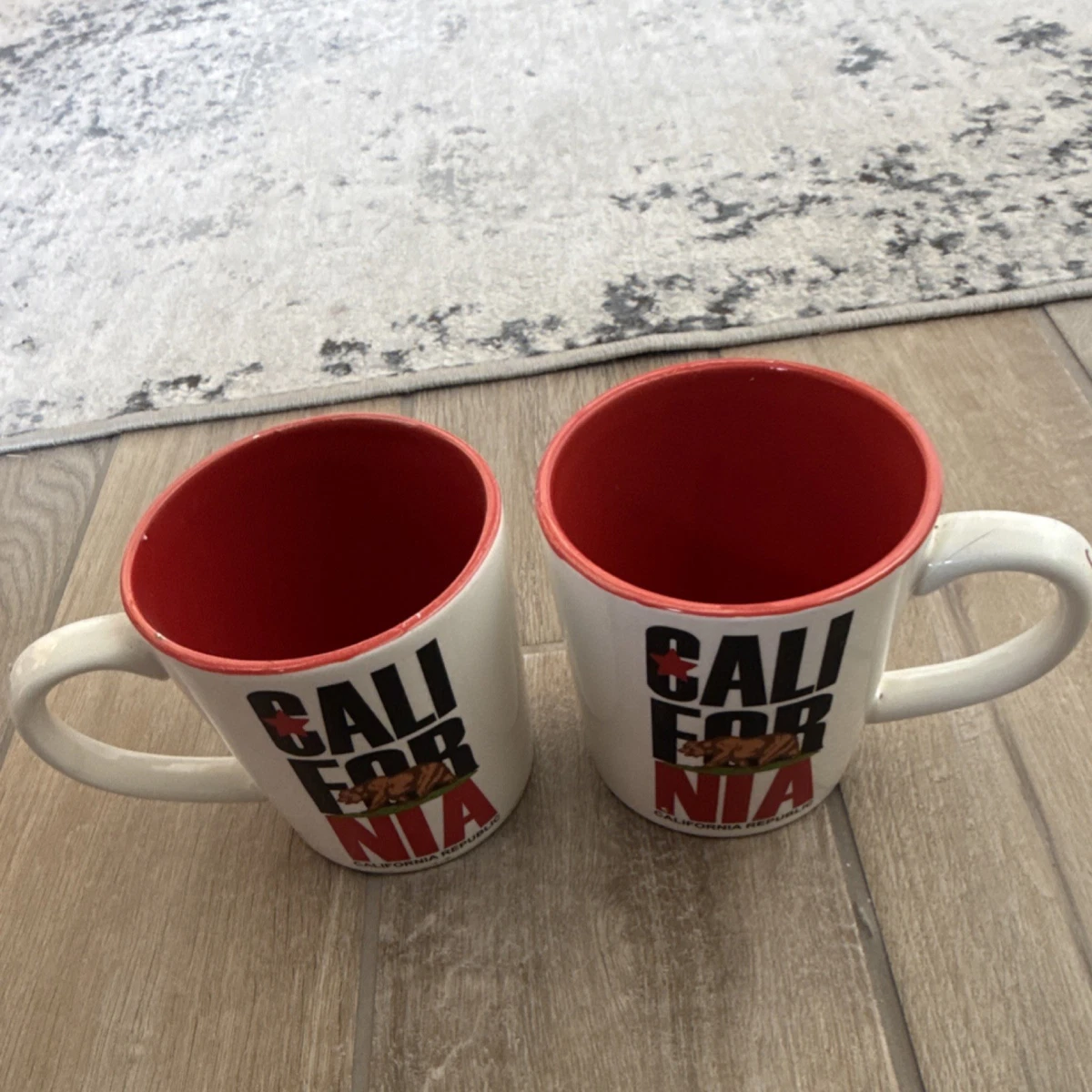 Unbranded Red Coffee Mug Set Mugs for sale | eBay