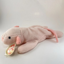 Squealer The Pig - Beanie Baby - 1993 - Vintage - New with TY ID Tag