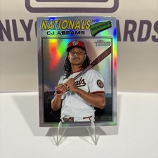 2026 Topps Heritage - C.J. Abrams #349 Chrome Refractor