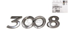 Original Schriftzug für Heckklappe für Peugeot 3008 I 866671 Original Schriftzug für Heckklappe für Peugeot 3008 I 866671