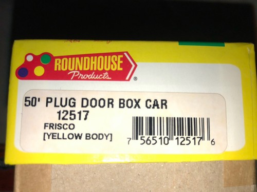 Kit escala HO/Kit de vagón de puerta enchufable 50’ #12517/Frisco (cuerpo amarillo) nuevo | Condition: New