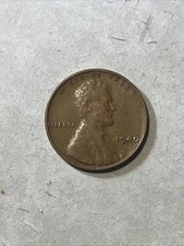Rare 1940 Lincoln Wheat Penny No Mint Mark Very Rare Coin.