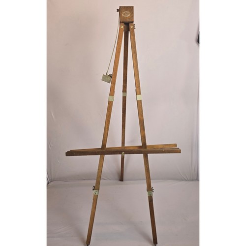 Vintage Anco Bilt Wood Tripod Easel Folding Artist Display Stand Glendale NY