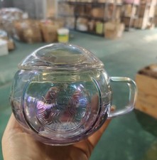 Starbucks 2021 Green Season Space Elves Ball Dazzle Colorful Glass Cup 14oz Gift