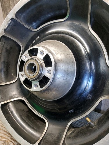 09-23 Harley Davidson Touring Rear Back Airstrike Wheel Rim Bent 16x3 - Picture 15 of 20