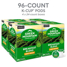 Green Mountain Breakfast Blend Light Roast K-Cup Coffee Pods, 24 ct 4-Pack