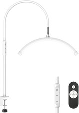 Half Moon Light with Clamp, LED Manicure Table Lamp, Desk Lamp for Nail Desk, Ey
