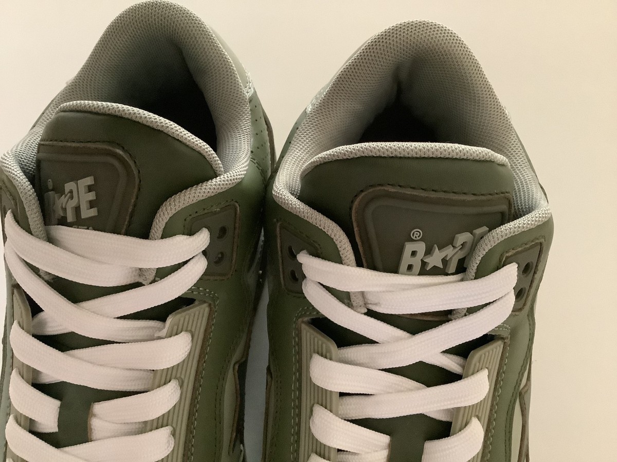 Authentic a bathing ape bape clutch sta #1 men's US 11 olive New