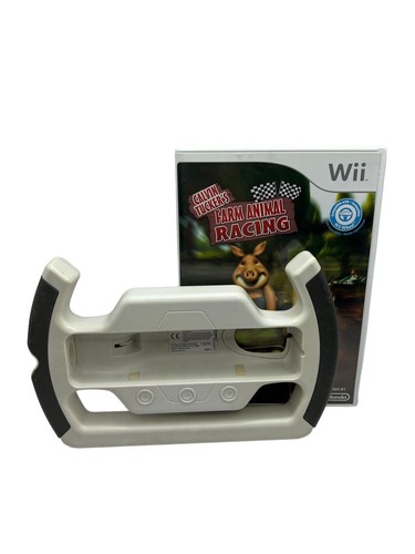 Nintendo Wii CALVIN TUCKER'S FARM ANIMAL RACING Lenkrad gebraucht