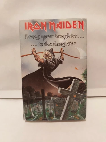 Iron Maiden Bring Your Daughter To The Slaughter Cassette Tape