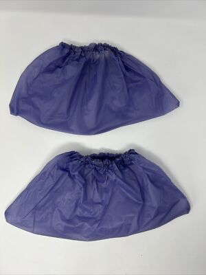 NEU 1 Paar dicke robuste PVC Überschuhe Schwimmbad Super Yacht blau Schuhüberzug