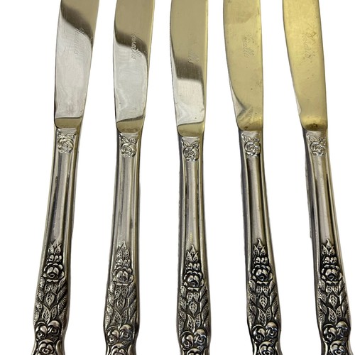 Versailles Set of 5 Dinner Knife 8 3/4" Stainless Silverware Flatware MSI Japan - Picture 8 of 17