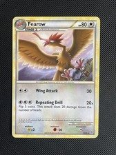 Pokemon Card Fearow HGSS Unleashed Set 15/95 Non-Holo Rare - NM/MT