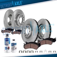 10pc Front Rear Disc Brake Rotors Ceramic Brake Pads for 2013 - 2016 Dodge Dart