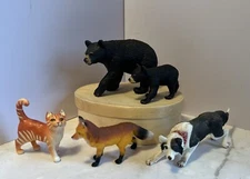 Vtg Safari Ltd Lot Of 5 MIXED ANIMALS Plastic Retro Play (8)