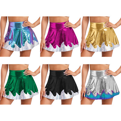 Women Clubwear Carnival Pleated Skirts Elastic Waistband Flared Skirt  Festival Australia