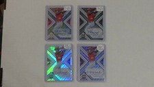 2018 JOSE DE LA CRUZ CERTIFIED AUTOGRAPH PANINI ELITE 4 CARD LOT #D 9/10 & 12/25