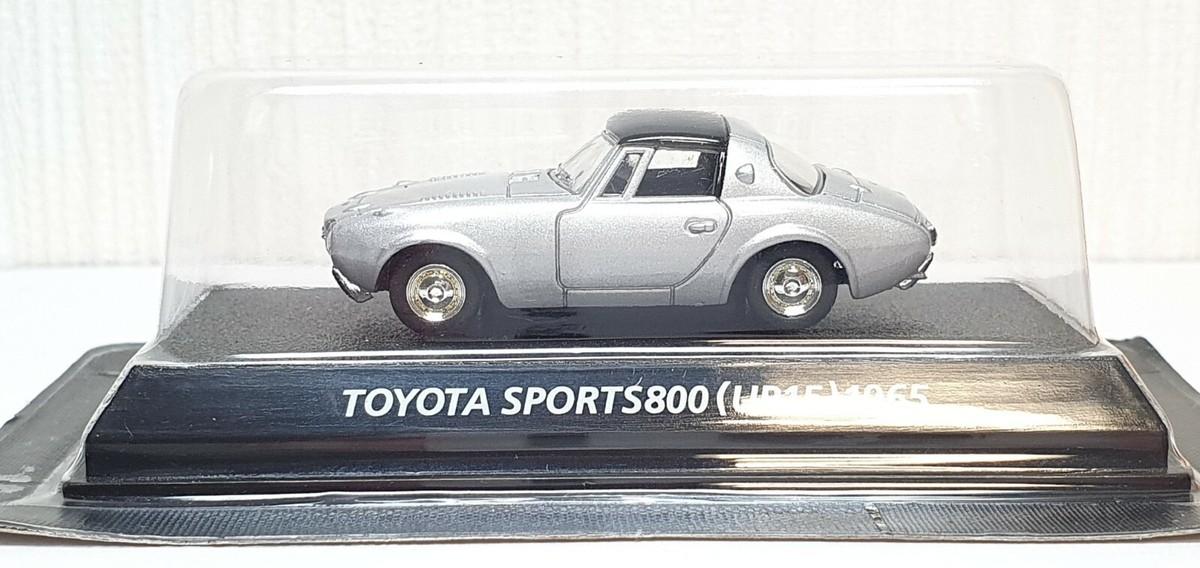 1/64 Konami 1965 TOYOTA SPORTS 800 SILVER diecast car model NEW | eBay