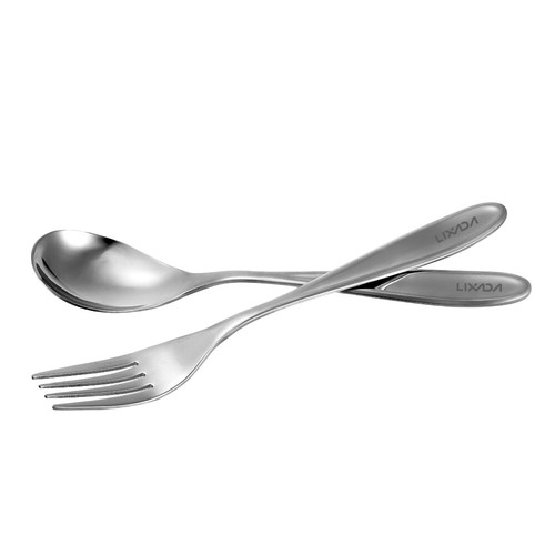 Lixada Spoon Fork Cutlery Set Lightweight Full Length Dinner Fork S0Q4 - Picture 7 of 12