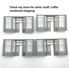 HO Scale Storefronts 4pcs Unpainted