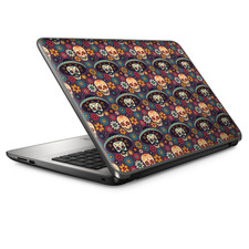 Universal Laptop Skins Wrap for 14" - Sugar Skulls Sombrero Day of Dead