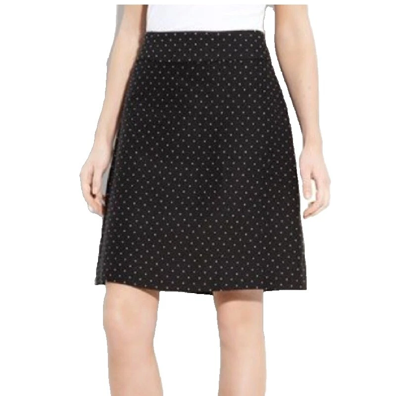 Faldas para mujer negro de lunares