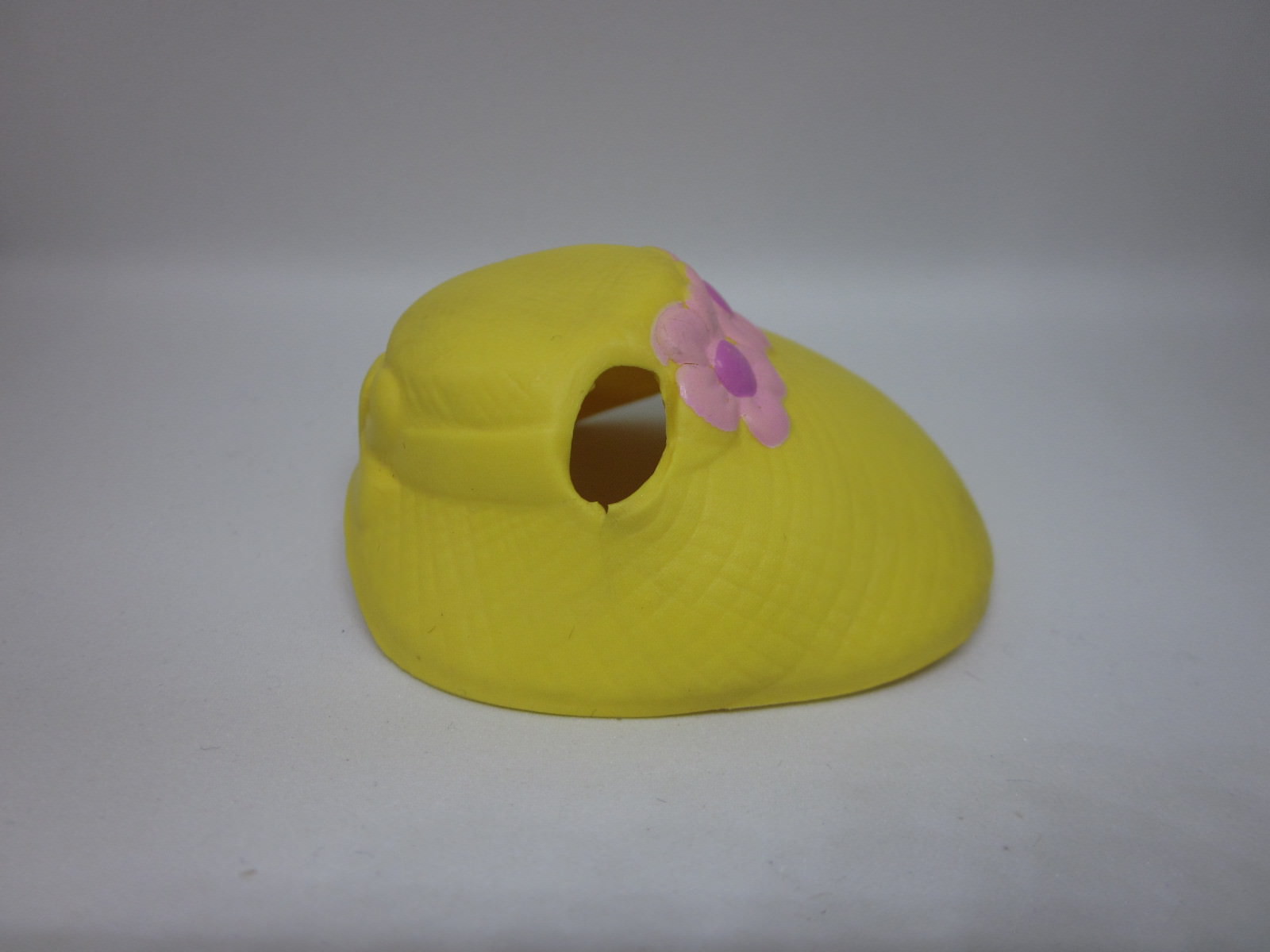 Cappello giallo MY LITTLE PONY G1 spedizione gratuita USA Brush Me Beautiful Boutique 2 5" '85 B