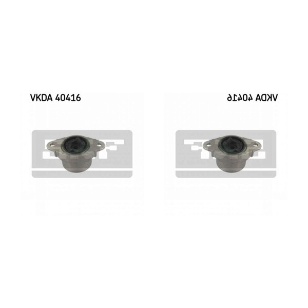 2X SKF FederbeinstüTzlager Hinten FüR Ford Fiesta V Jh_ Jd_ 1.25 16V 1.4-image