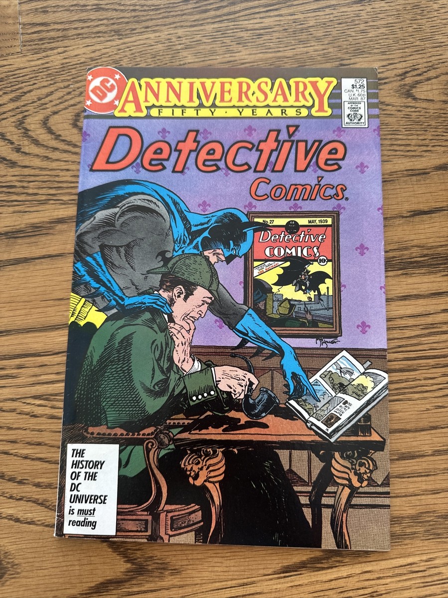 Detective Comics #572 1987 アメコミリーフ バットマン Detective Comics #572 (DC 1987) Classic Sherlock Holmes