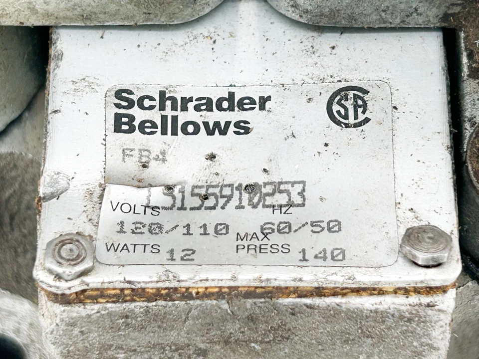 Schrader Bellows L5155910253 Solenoid Valve 120Vac 1/2 4W2P DBL - Image 2 of 4