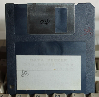3,5'' Diskette für GFA Basic Buch Data Becker (Amiga) leer/defekt