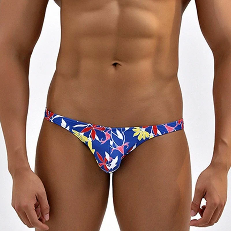 Men Beach Briefs Low Waist Bikini Cool Sexy Guy Swimsuit Trunks Gay Bathing  Suit