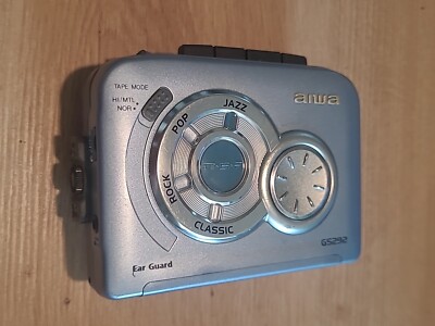 Baladeur Aiwa HS-GS292 Walkman Vintage - Gris - Fonctionne Parfaitement