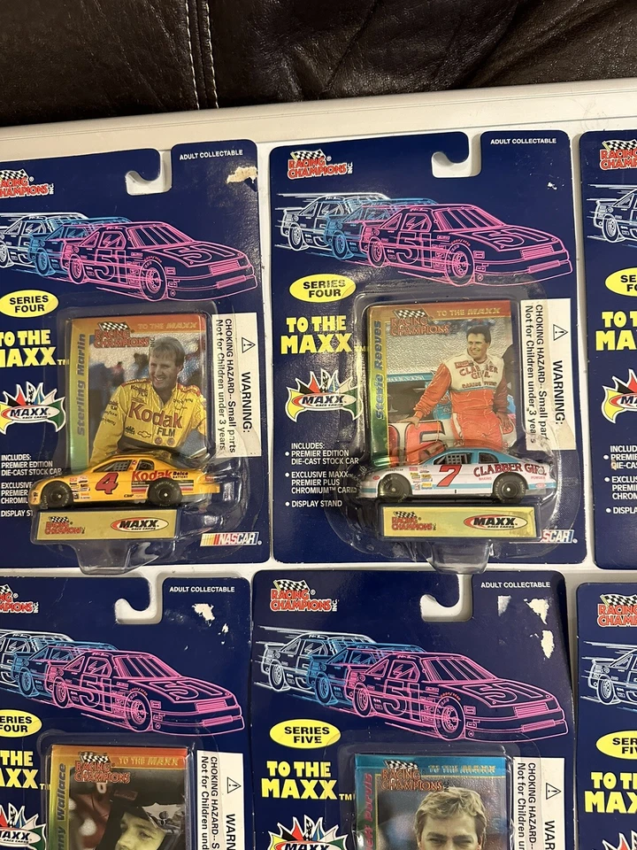 Lot Of 12 Racing Champions 1/64th NASCAR Maxx Race Cars Gordon Wallace Rudd - Image 3 of 4