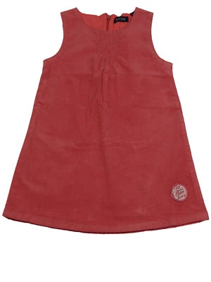 Mädchen Kleid Cord Trägerkleid 98 104 110 128 Girls Dress Feincord A-Linie rosa - Bild 1 von 4