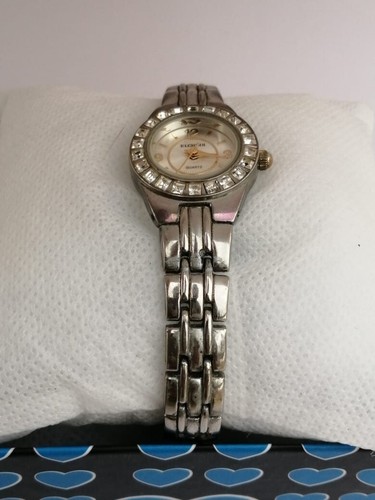 Vintage Watch Wristwatch ELGINI Quartz Japan Made Jewelry Woman's Small Unique - Picture 11 of 13
