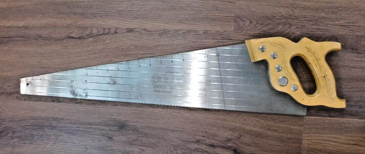 Vintage Craftsman Hollow Ground Coarse Crosscut Saw No.9 36175 8pt
