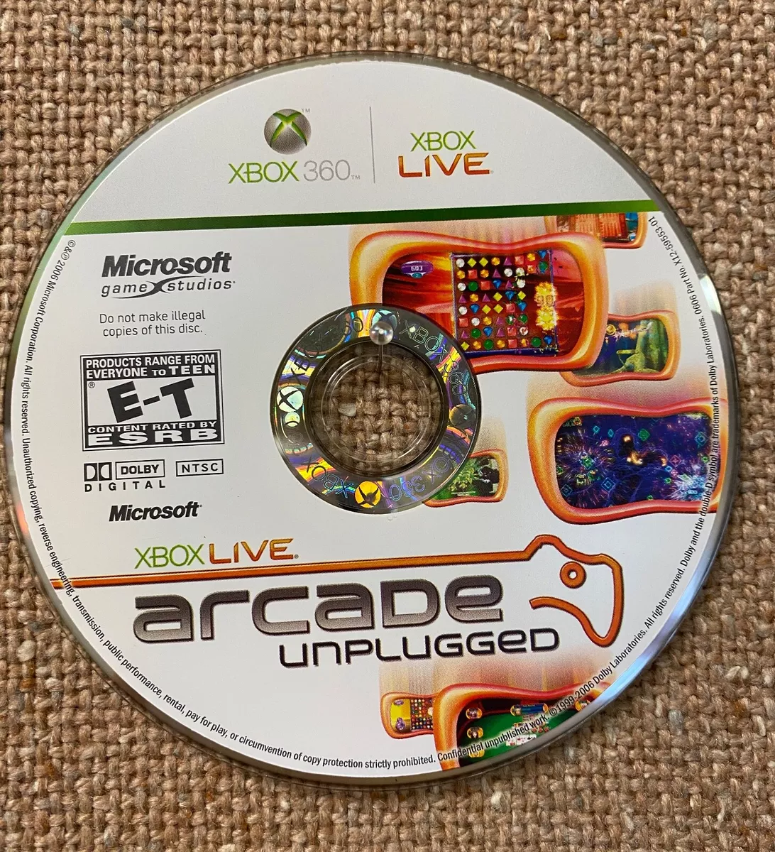 Xbox Live Arcade Compilation Disc Microsoft Xbox 360 Disc Only Tested Works